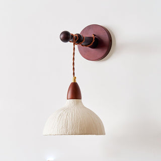 Vitheos Applique Murale en Bois Noyer Naturel Élégante