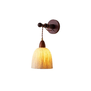 Vitheos Applique Murale en Bois Noyer Naturel Élégante
