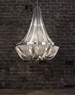 Solara Lustre Gland Chaîne en Aluminium