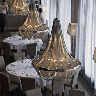 Solara Lustre Gland Chaîne en Aluminium
