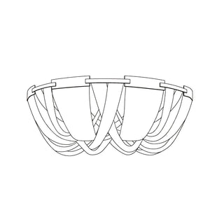 Lustra Plafonnier Frange Chaîne Cadre Nickel