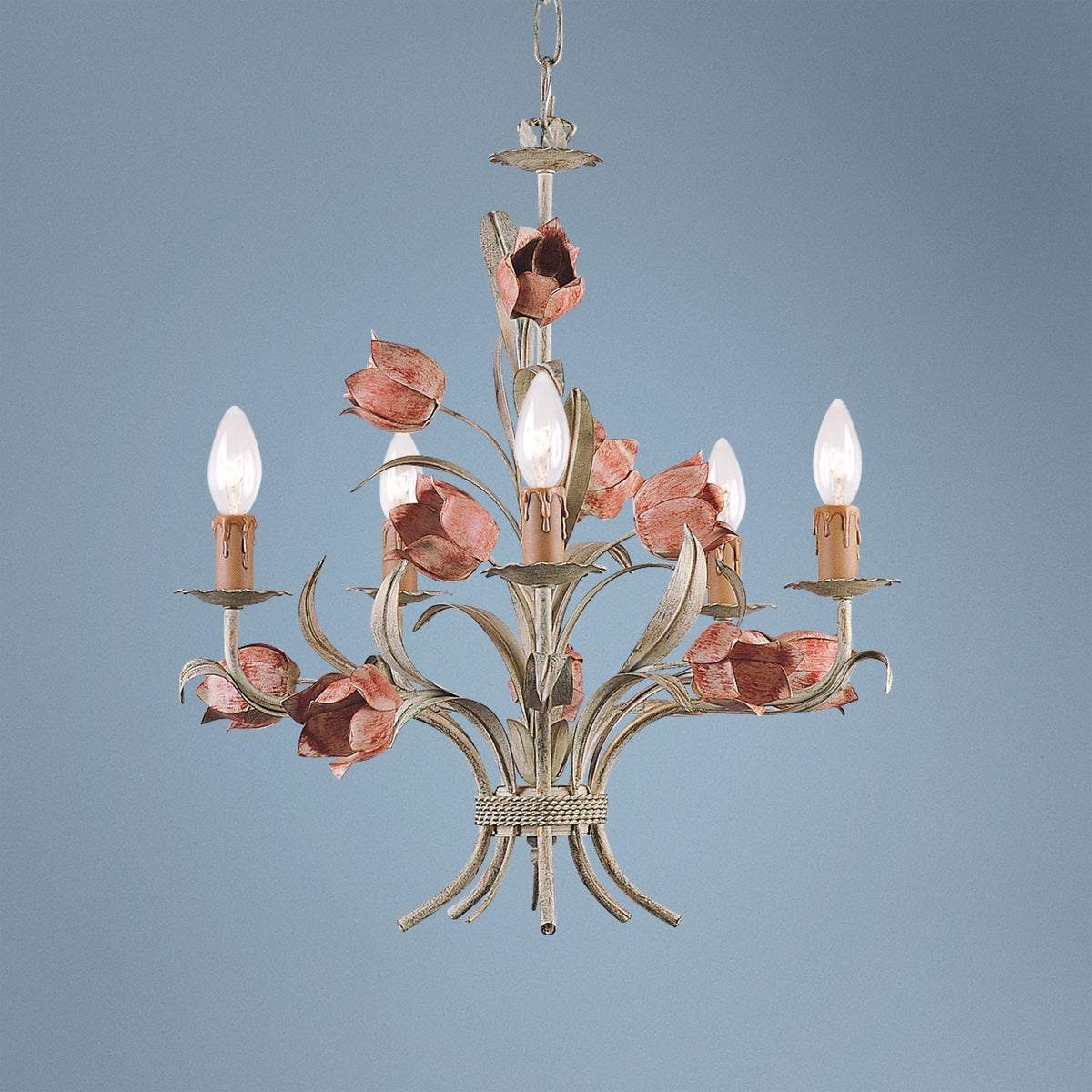Cacaryra Classique Art Sage Rose Métal Lustre