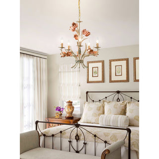 Cacaryra Classique Art Sage Rose Métal Lustre