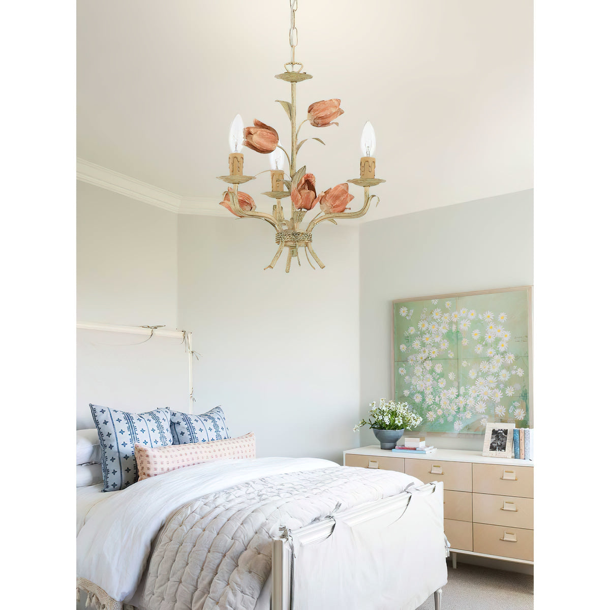 Cacaryra Classique Art Sage Rose Métal Lustre