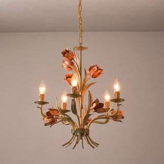 Cacaryra Classique Art Sage Rose Métal Lustre