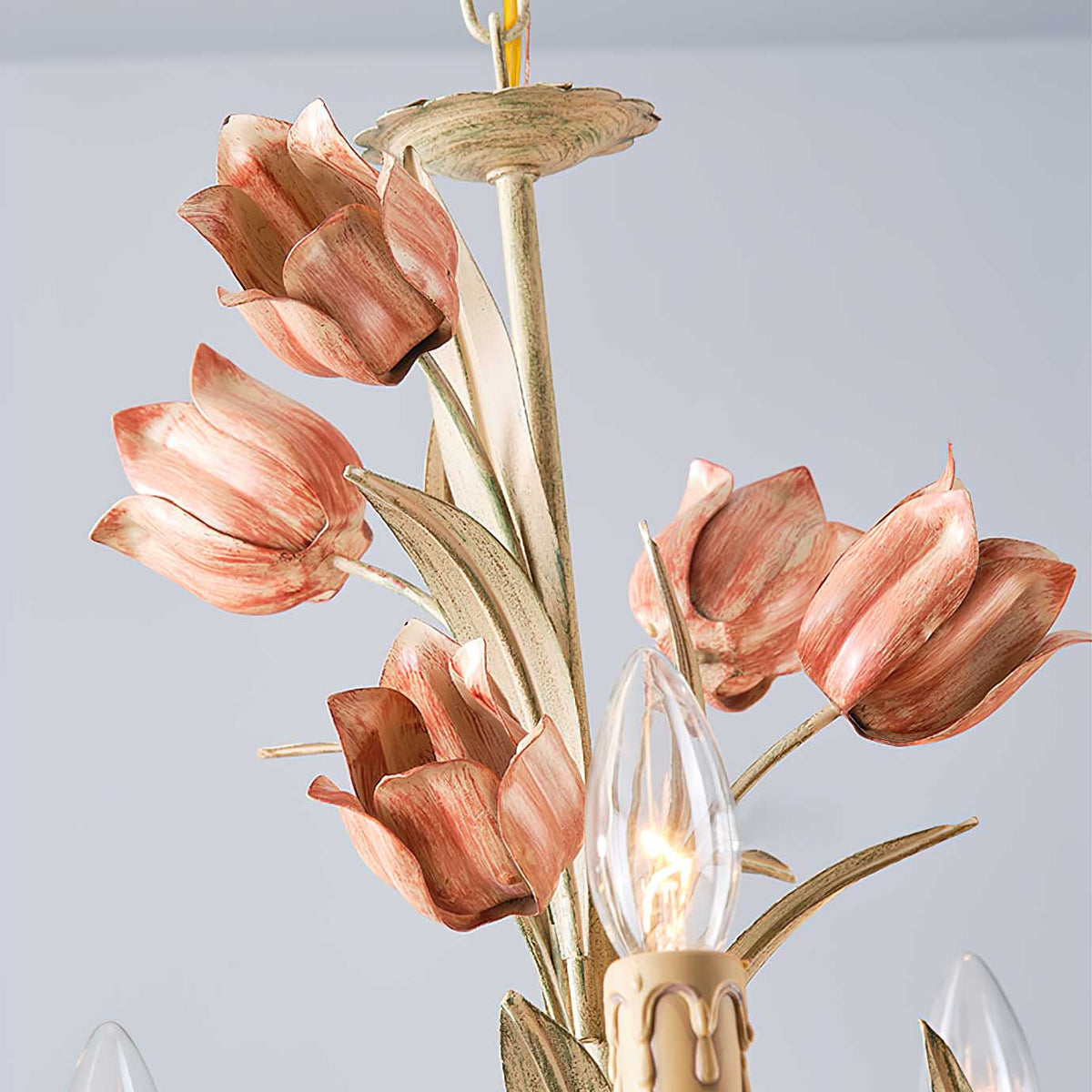 Cacaryra Classique Art Sage Rose Métal Lustre