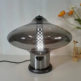 Anthony Lampe de Table en Verre Moderne
