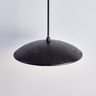 Speckled Saucer Pendant Lamp-Neutral Decor