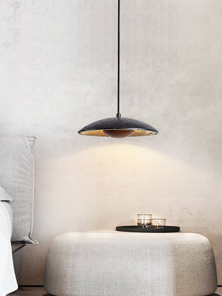 Speckled Saucer Pendant Lamp-Neutral Decor
