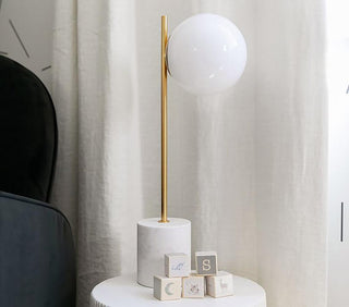 Tocor Lampe de Table en Marbre Minimaliste