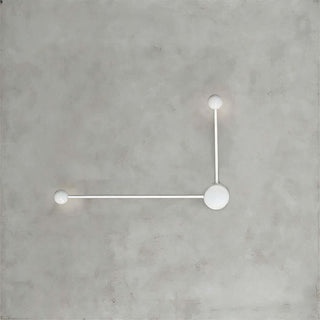 Sphere-on-Stem LED Wall Sconce-Neutral Decor