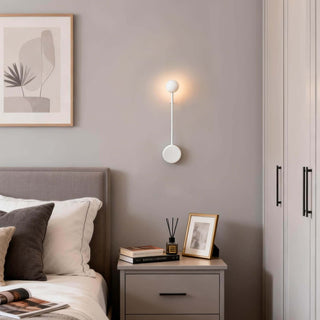 Sphere-on-Stem LED Wall Sconce-Neutral Decor
