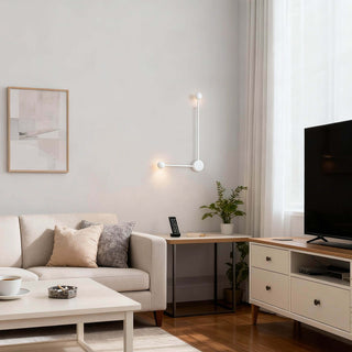 Sphere-on-Stem LED Wall Sconce-Neutral Decor