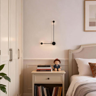 Sphere-on-Stem LED Wall Sconce-Neutral Decor