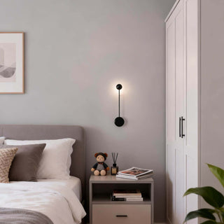 Sphere-on-Stem LED Wall Sconce-Neutral Decor