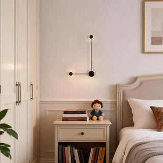 Sphere-on-Stem LED Wall Sconce-Neutral Decor