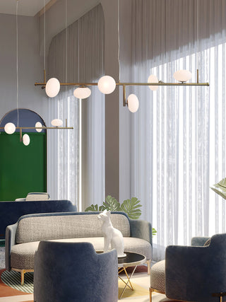 Balance Lustre en Verre Moderne