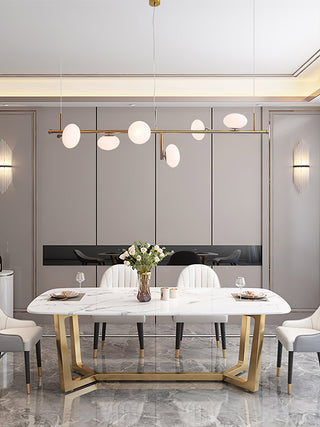 Balance Lustre en Verre Moderne