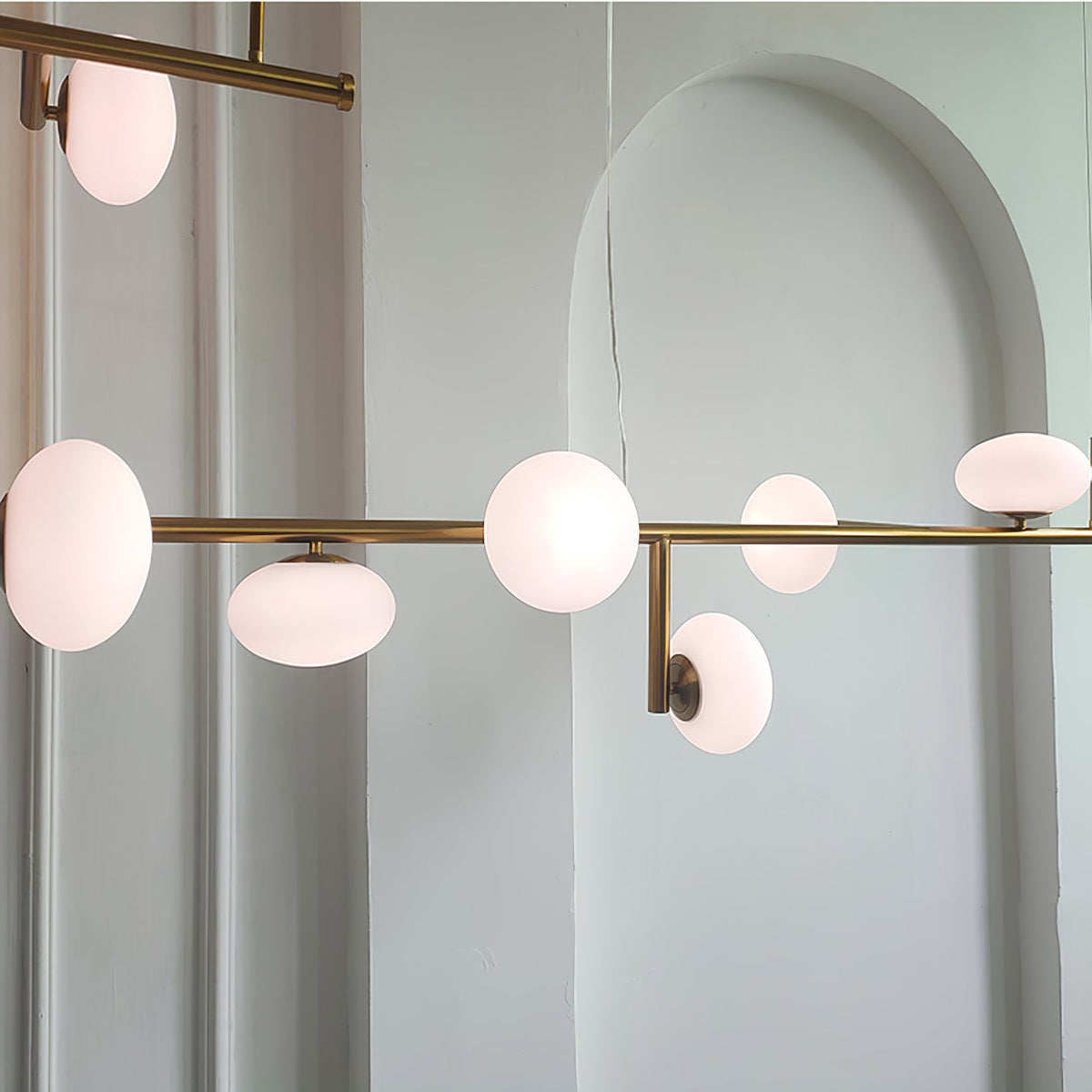 Balance Lustre en Verre Moderne