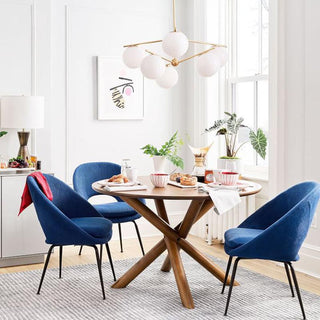 Lustra Lustre Sphère & Tige Moderne Or LED