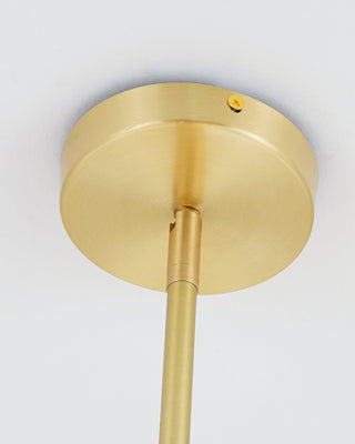 Lustra Lustre Sphère & Tige Moderne Or LED