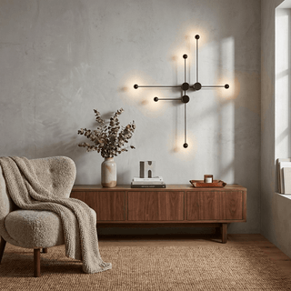 Sphere Stem Led Wall Sconce-Neutral Decor