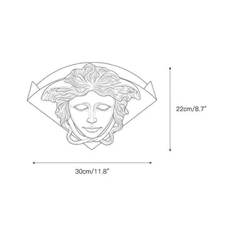 Applique Murale Sphinx en Laiton