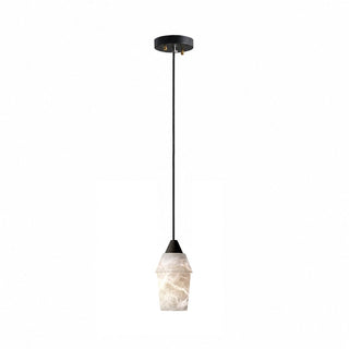 Spindle Alabaster Cluster Chandelier-Neutral Decor