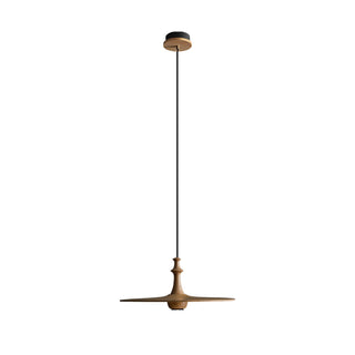 Syrinyra Suspension Sculpturale Disque Bois-Luire