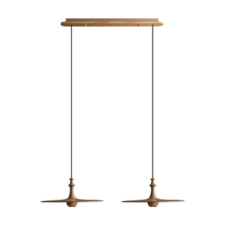 Syrinyra Suspension Sculpturale Disque Bois-Luire