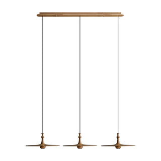 Syrinyra Suspension Sculpturale Disque Bois-Luire