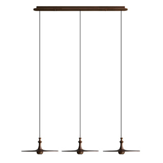 Syrinyra Suspension Sculpturale Disque Bois-Luire