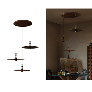 Syrinyra Suspension Sculpturale Disque Bois-Luire