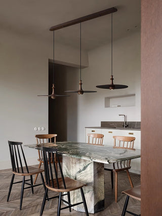 Syrinyra Suspension Sculpturale Disque Bois-Luire
