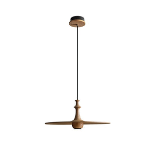 Syrinyra Suspension Sculpturale Disque Bois-Luire