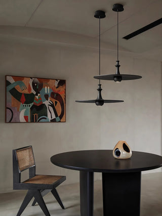 Syrinyra Suspension Sculpturale Disque Bois-Luire