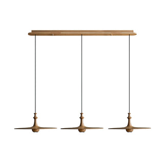 Syrinyra Suspension Sculpturale Disque Bois-Luire