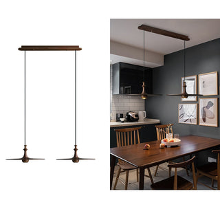 Syrinyra Suspension Sculpturale Disque Bois-Luire