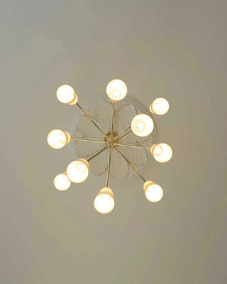 Spiral Tiered Chandelier-Neutral Decor
