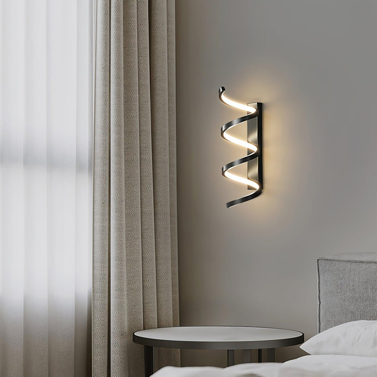 Asilion Applique Murale Spirale Art Nordique