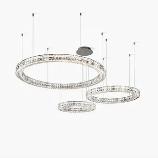 Lustra Lustre Anneau Cristal Spiridon Luxe