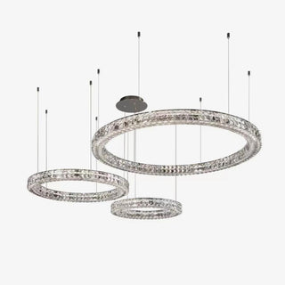 Lustra Lustre Anneau Cristal Spiridon Luxe