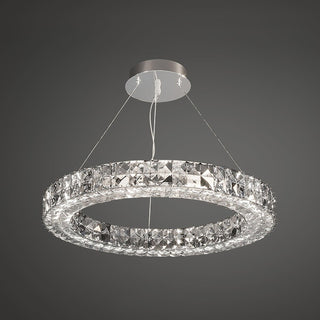 Lustra Lustre Anneau Cristal Spiridon Luxe