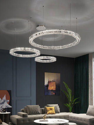 Lustra Lustre Anneau Cristal Spiridon Luxe