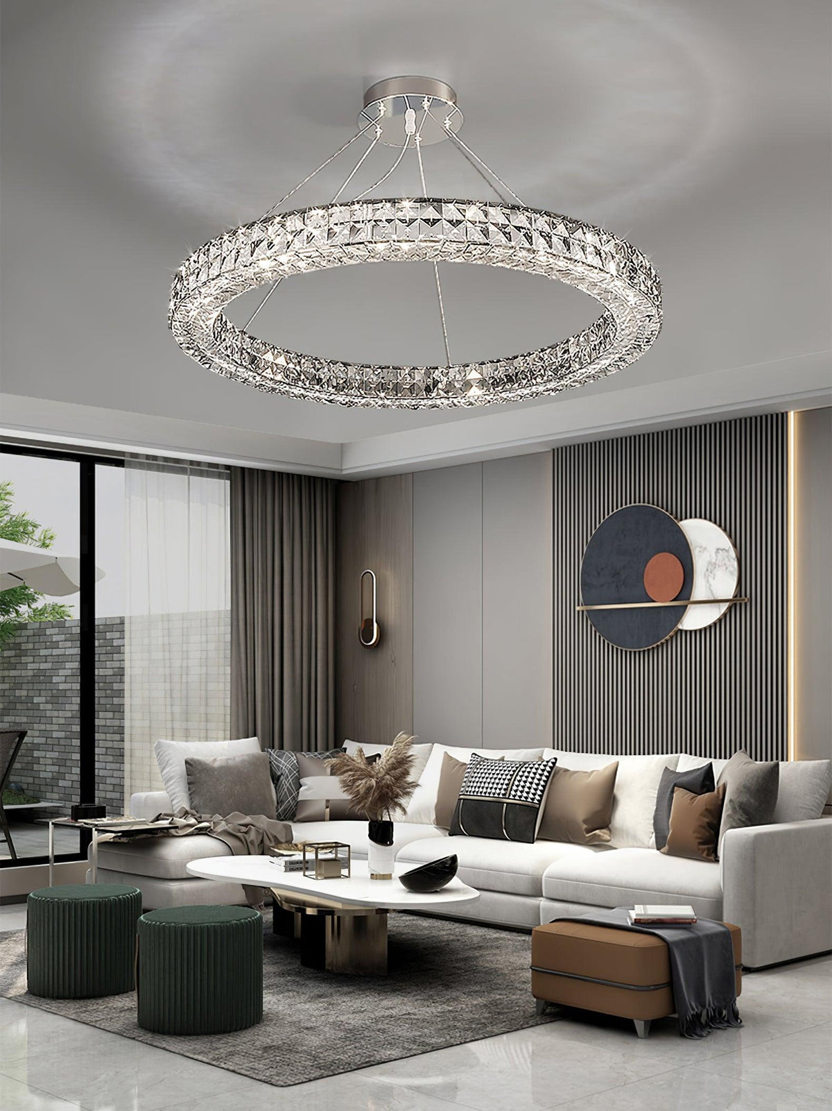 Dareneris Lustre Anneau Cristal Spiridon Luxe