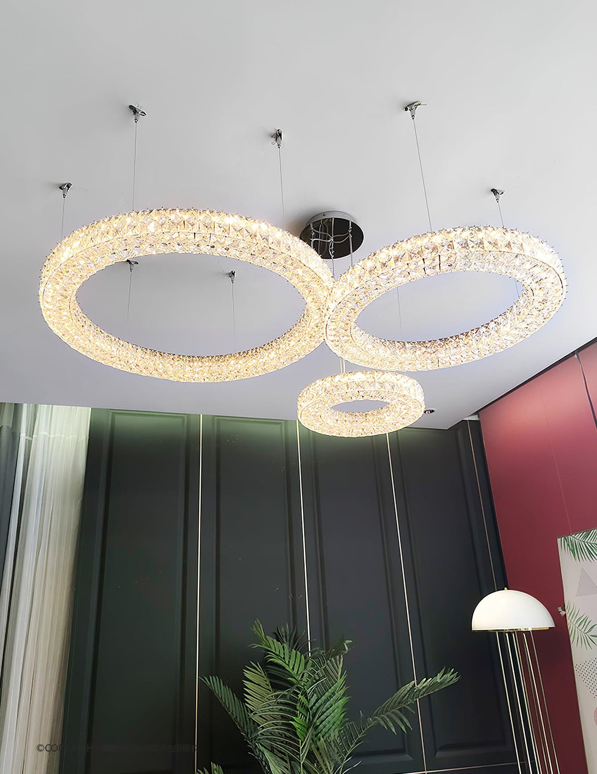 Dareneris Lustre Anneau Cristal Spiridon Luxe