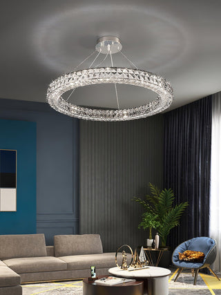 Lustra Lustre Anneau Cristal Spiridon Luxe