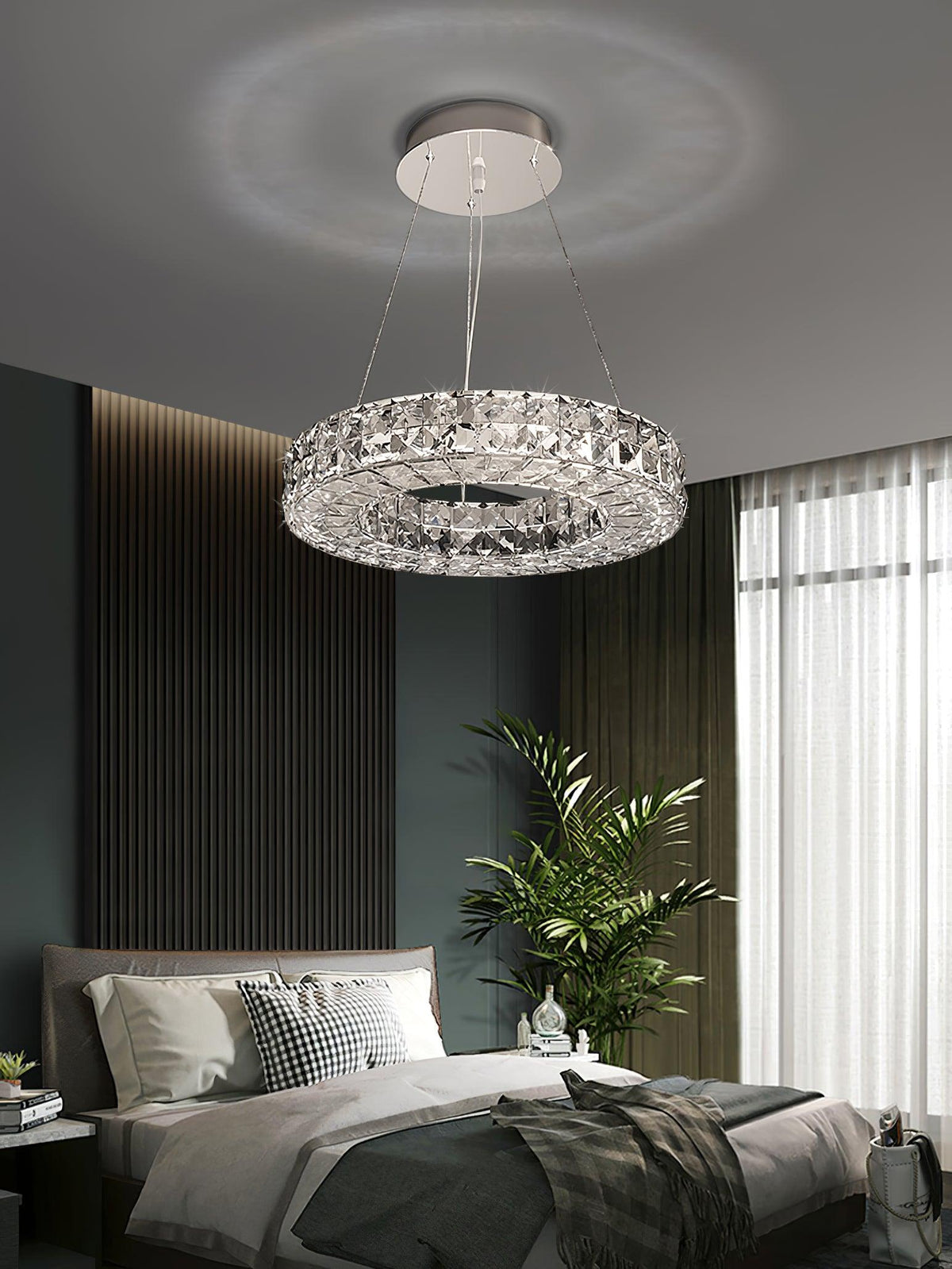 Dareneris Lustre Anneau Cristal Spiridon Luxe