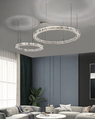 Lustra Lustre Anneau Cristal Spiridon Luxe