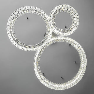 Lustra Lustre Anneau Cristal Spiridon Luxe